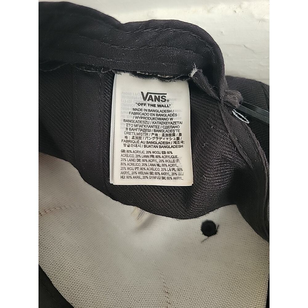 Vans Off the Wall Since 1966 Snap Back Hat Black - Picture 5 of 5